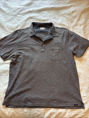 Faherty Striped Polo